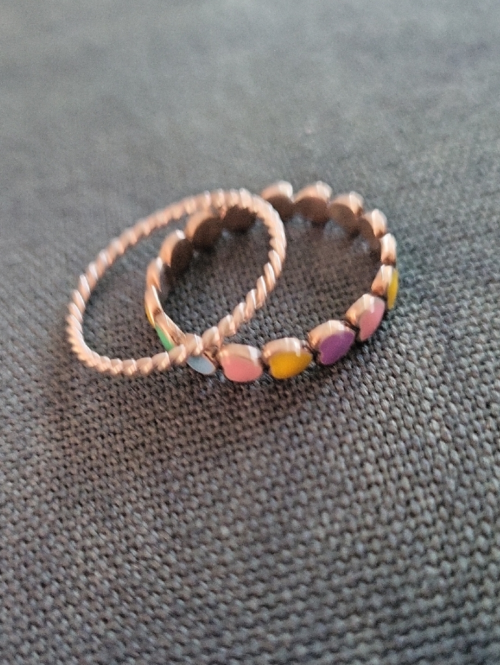925 Silver Stacking Rings - Picture 2 of 3